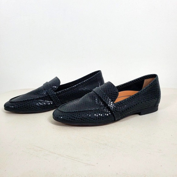 Vionic | Shoes | Vionic Womens Zana Loafers Slip On Comfort Shoes Walking Lizard Black Sz 7 